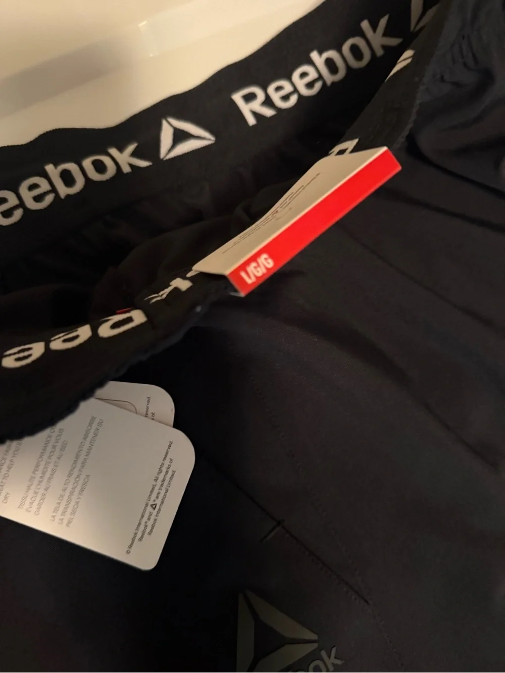 Reebok Black Men’s Athletic Training Shorts